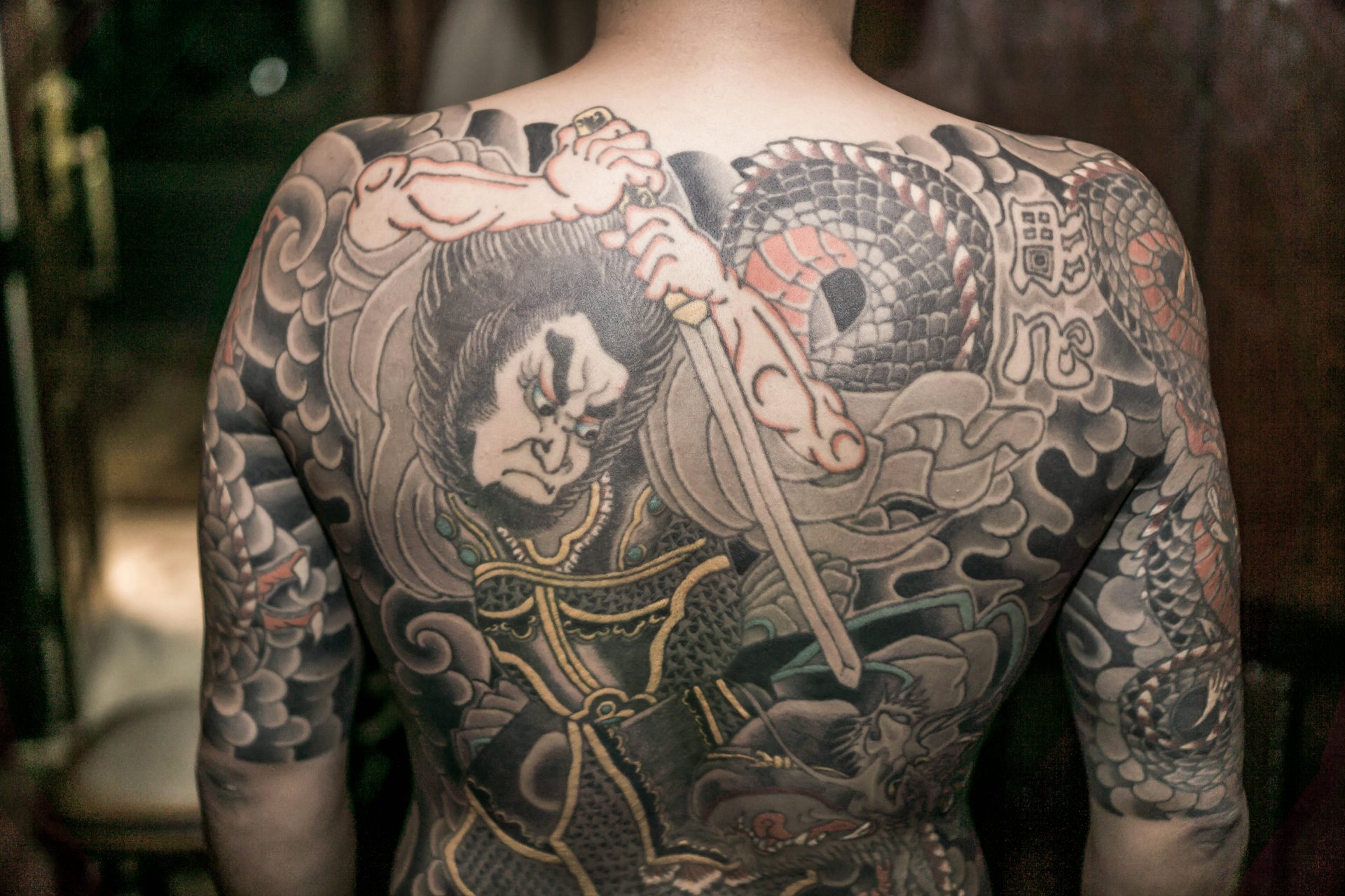 Back tattoo by Henrik Grysbjerg  Asian tattoos Oni tattoo Japanese back  tattoo
