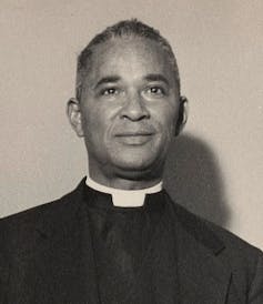 A man in a clerical collar