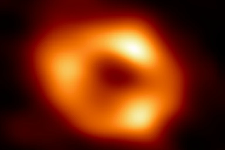 Image of the black hole at the heart of the Milky Way.