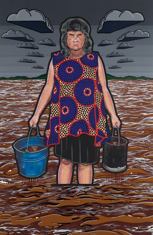 'I can't think of a more timely painting': Blak Douglas’s Moby Dickens is a deserving winner of the 2022 Archibald Prize