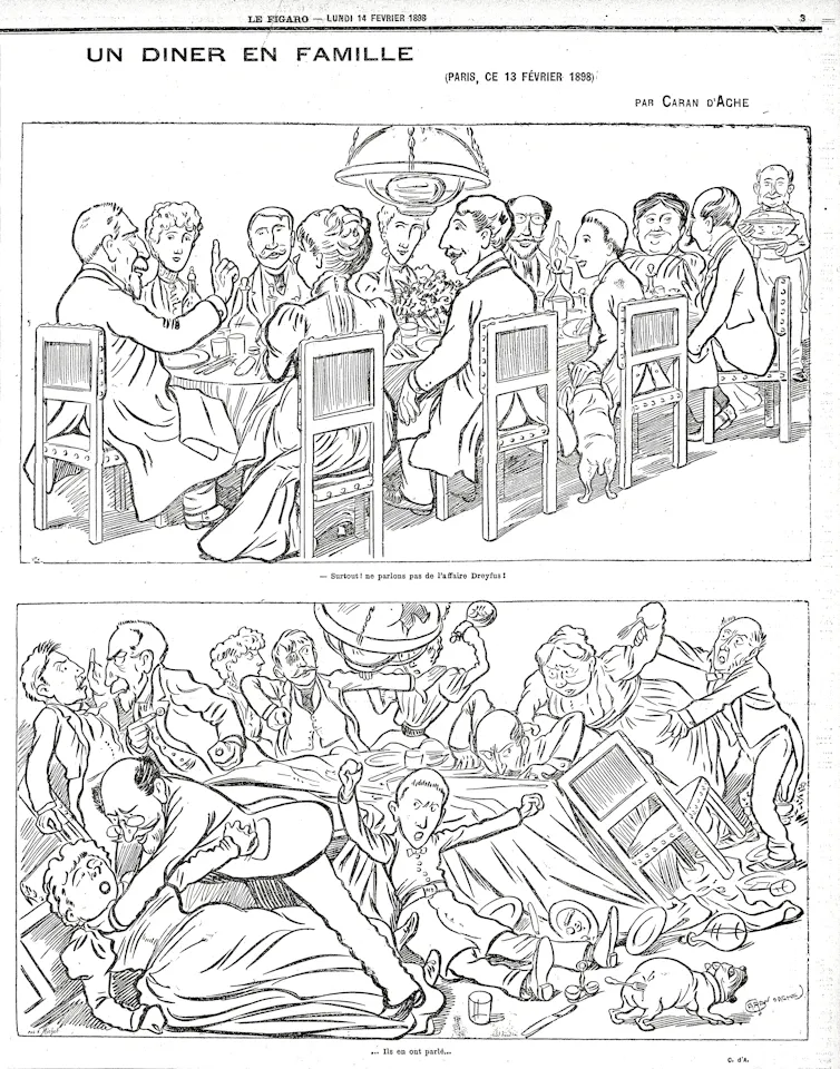Caricature parue dans les colonnes du Figaro, le 14 février 1898