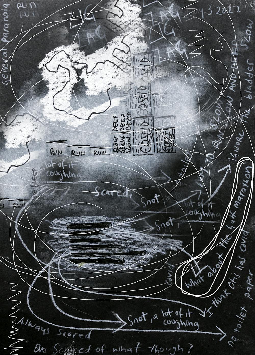 Drawing data: I make art from the bodily experience of long-distance ...