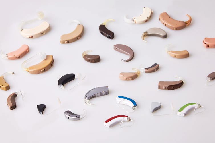 different types of hearing aids