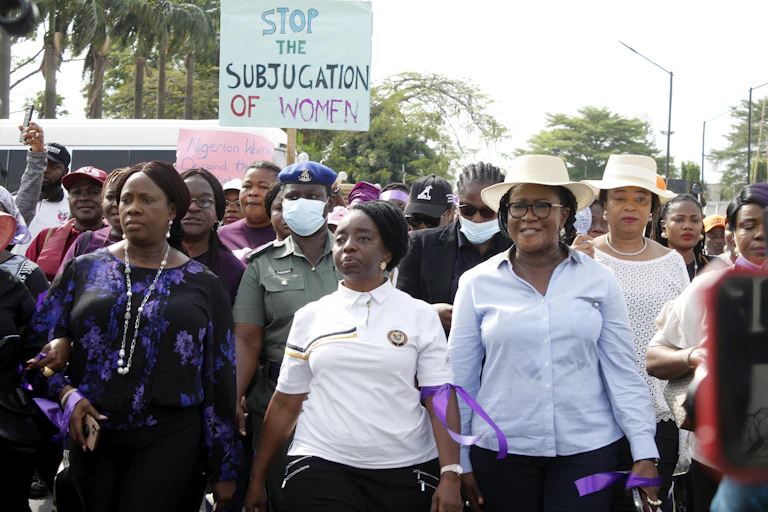 women walking together