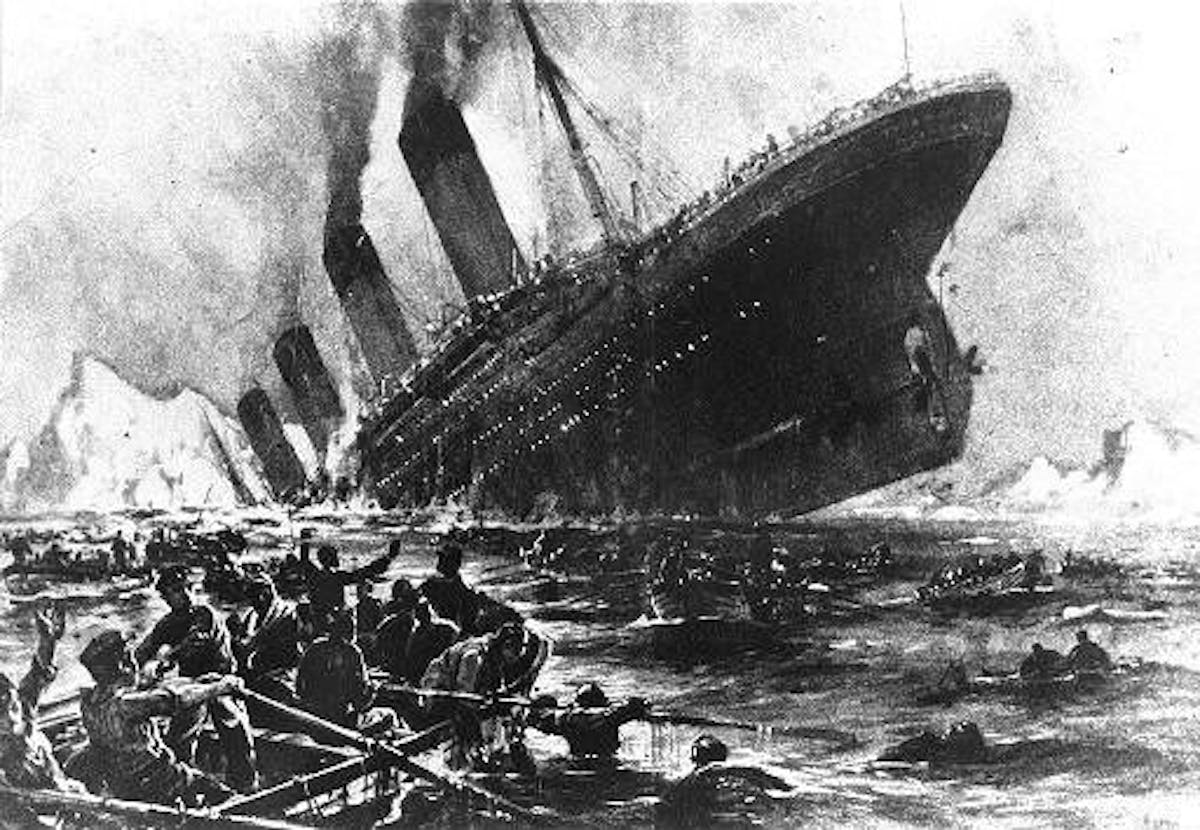 Top 82+ imagen titanic iceberg crash - abzlocal fi