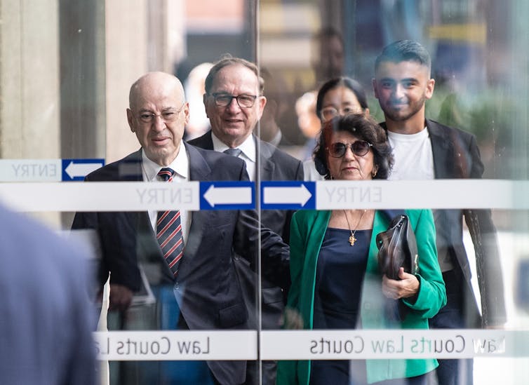 Former NSW Labor minister Eddie Obeid at his Supreme Court trial in 2020.