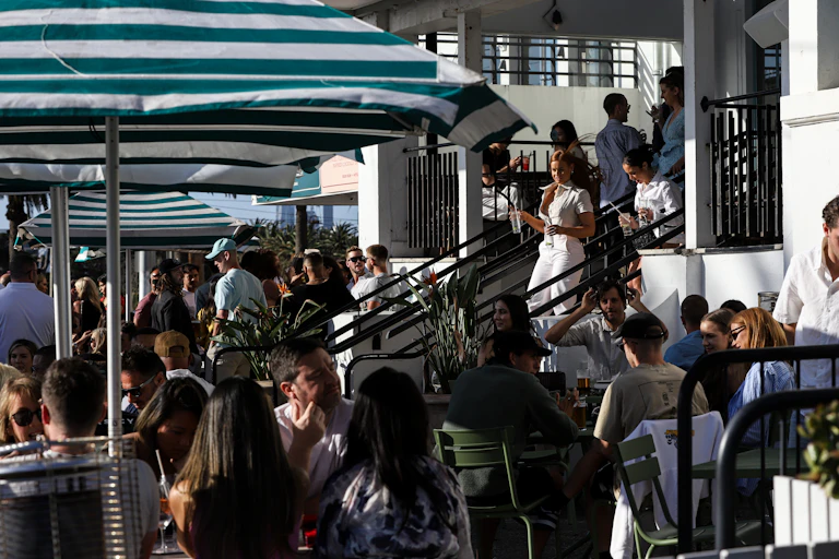 Diners at a cafe Melbourne