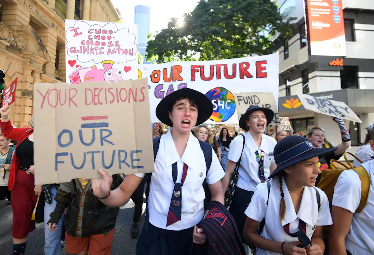 School strike protest brisbane