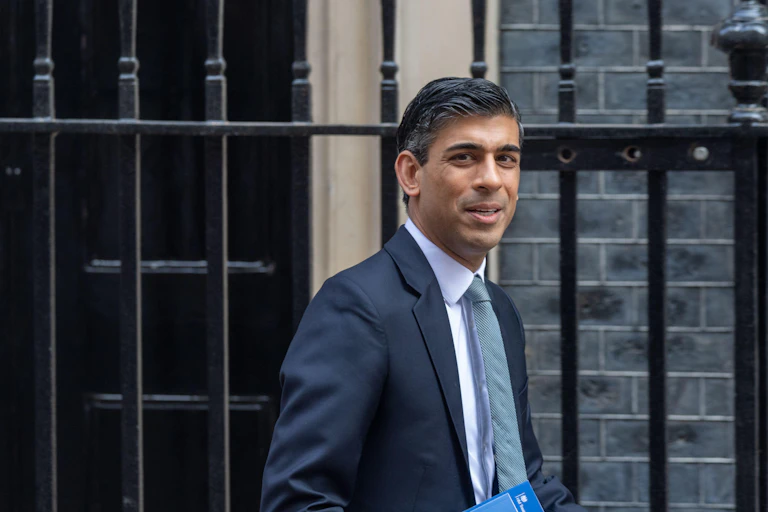 Rishi Sunak in Downing Street