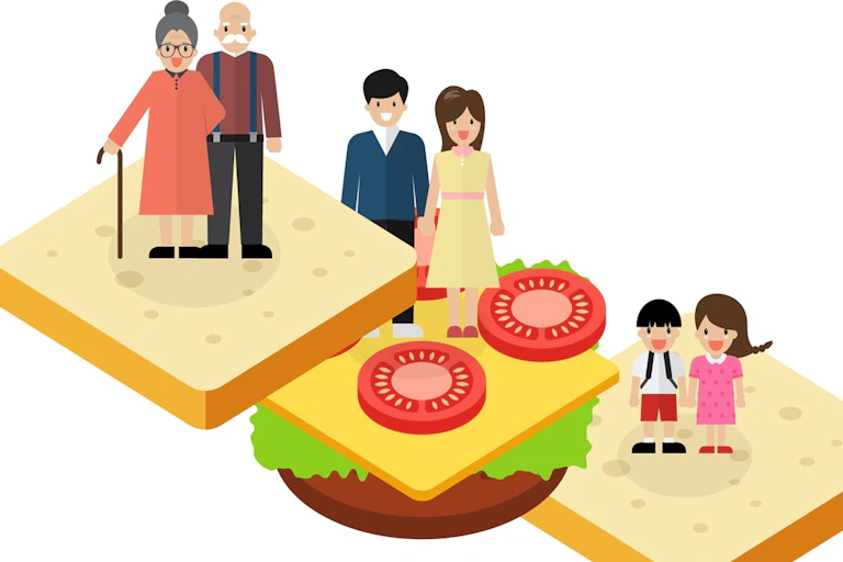 Generasi sandwich seringkali menderita beban ganda.