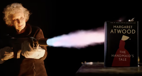 Margaret Atwood's flamethrower of a stunt and the misguided moral certainty of book burning