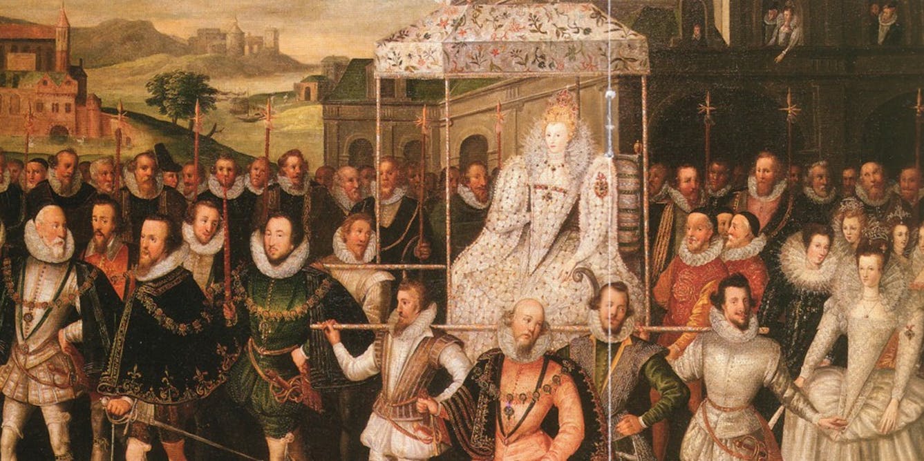 Общество история английский. Коронация Елизаветы 1. Тюдоры в Англии. Картины 1600 годов.