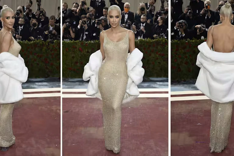 Kim Kardashian di Met Gala