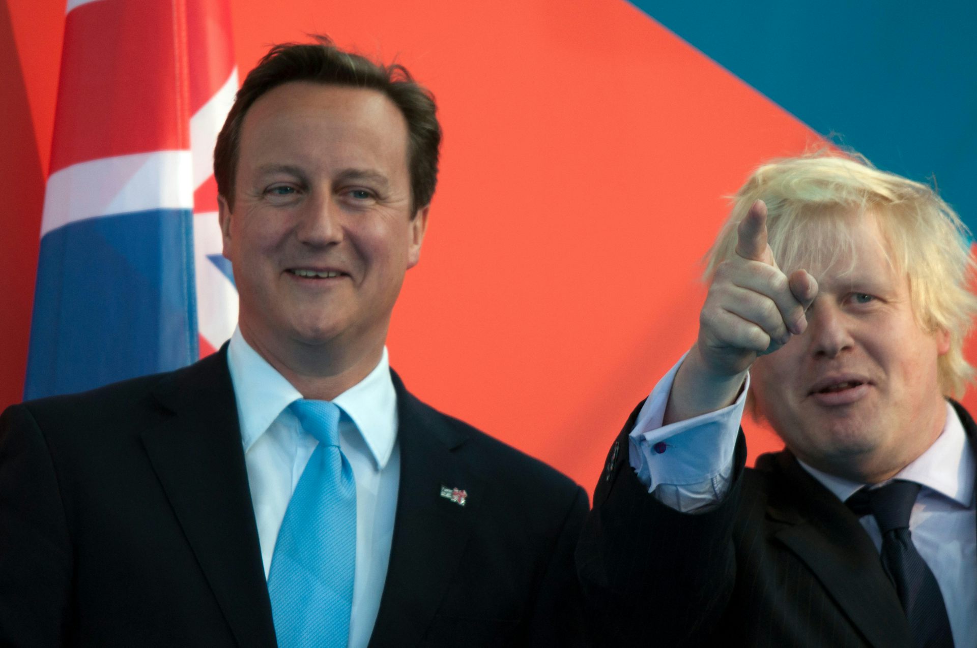 David Cameron and Boris Johnson