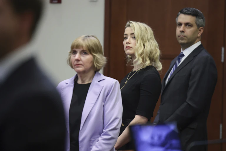 Amber Heard and her lawyers