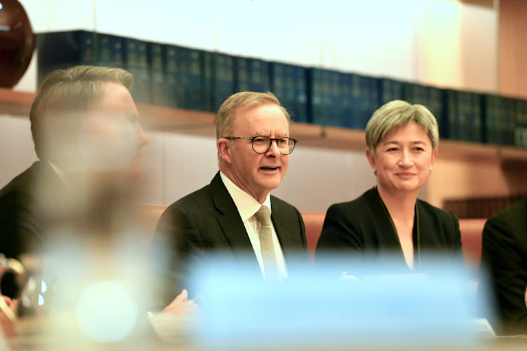 Anthony Albanese and Penny Wong