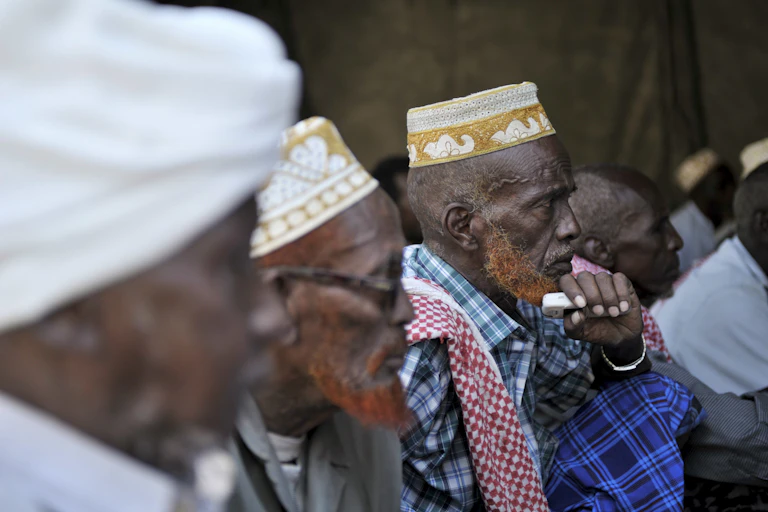Clan elders at a meeting