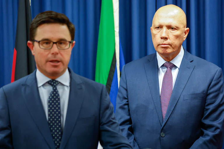 David Littleproud and Peter Dutton