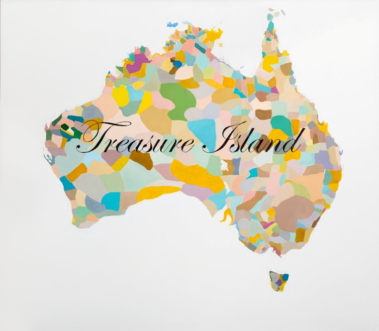 Daniel Boyd’s art overturns accepted white Australian history Daniel Boyd’s art overturns accepted white Australian history