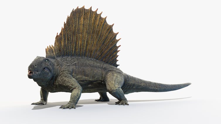 3D impression of a giant lizard like creature