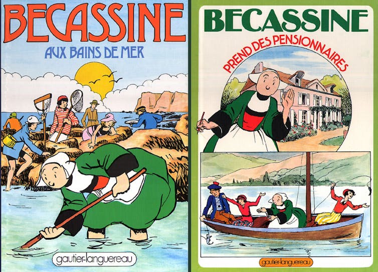 Couvertures des albums de Bécassine