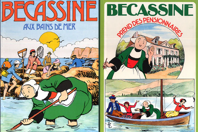 Couvertures des albums de Bécassine