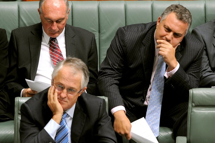 Malcolm Turnbull in parliament