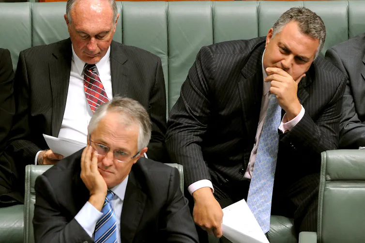 Malcolm Turnbull in parliament