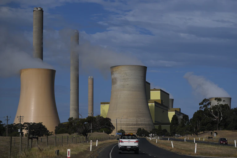 A power plant in the Latrobe Vally, Victoria