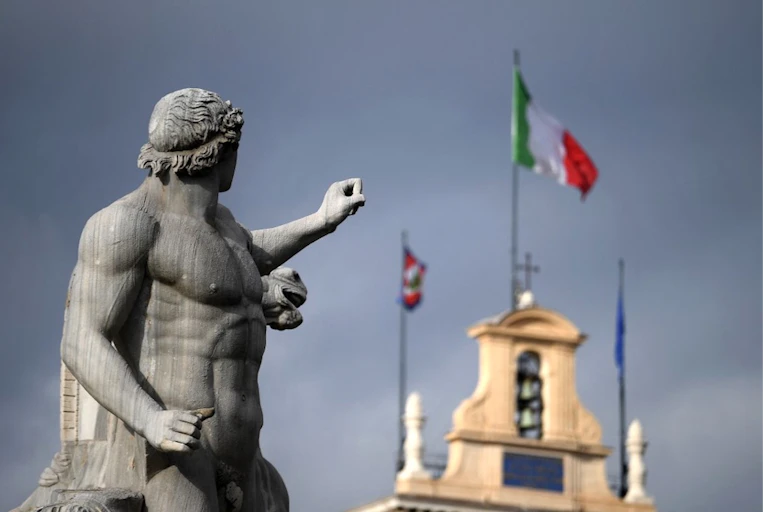 Palais présidentiel du Quirinal, dans le centre de Rome.