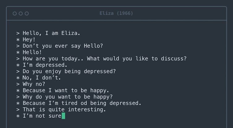 Screenshot showing a text dialog