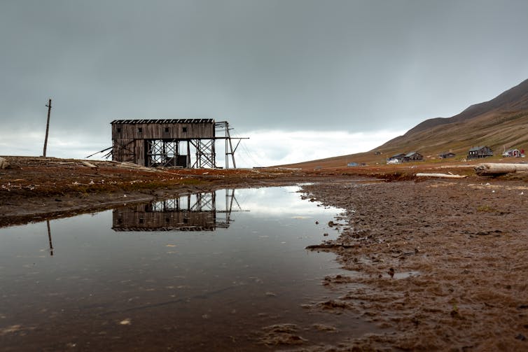 Abandoned mining infrastructure