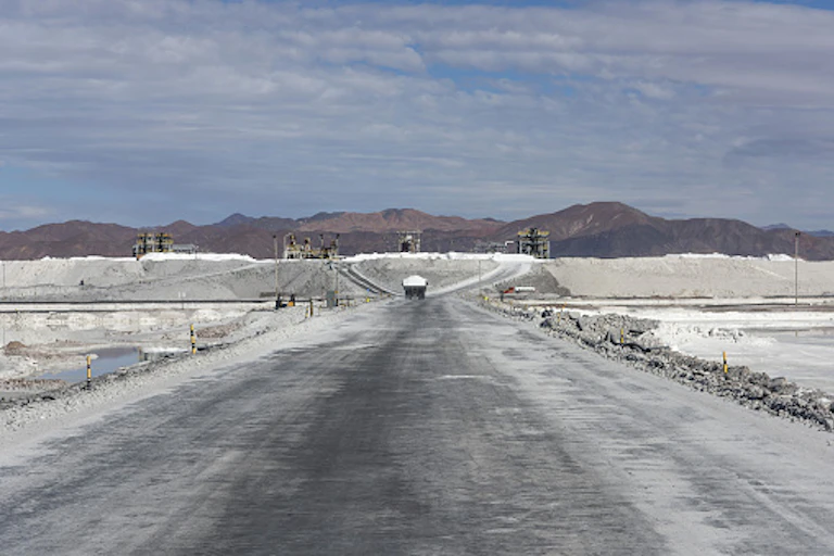 A lithium mine
