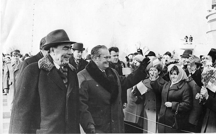 Tito and Brezhnev