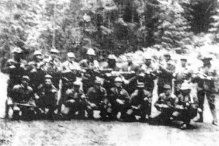 Nineteen armed men