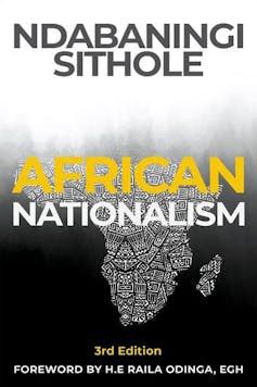 Book cover featuring a graphic of the map of Africa.