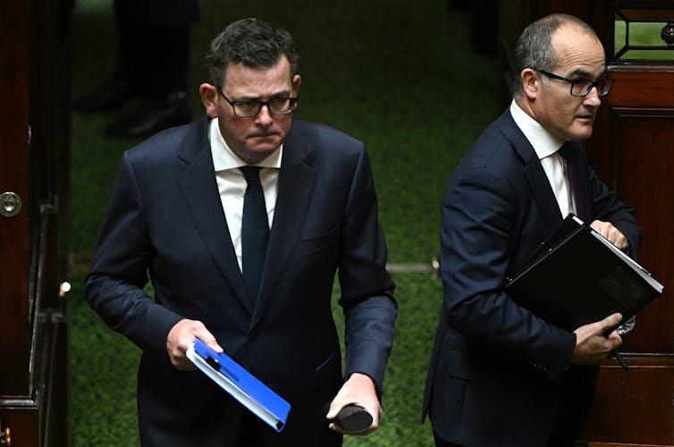Are 5 senior ministers leaving Victoria's Andrew's government a sign of renewal - or deterioration?