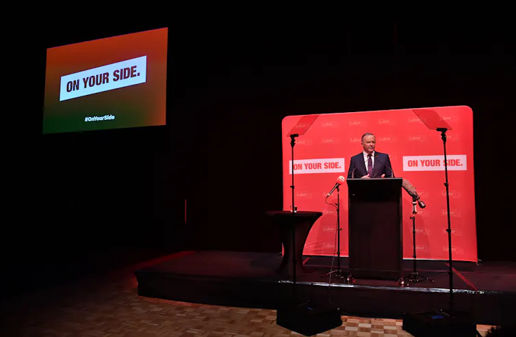 Anthony Albanese promises better outcomes for gig economy workers and others in casual or contract work on February 10 2021.