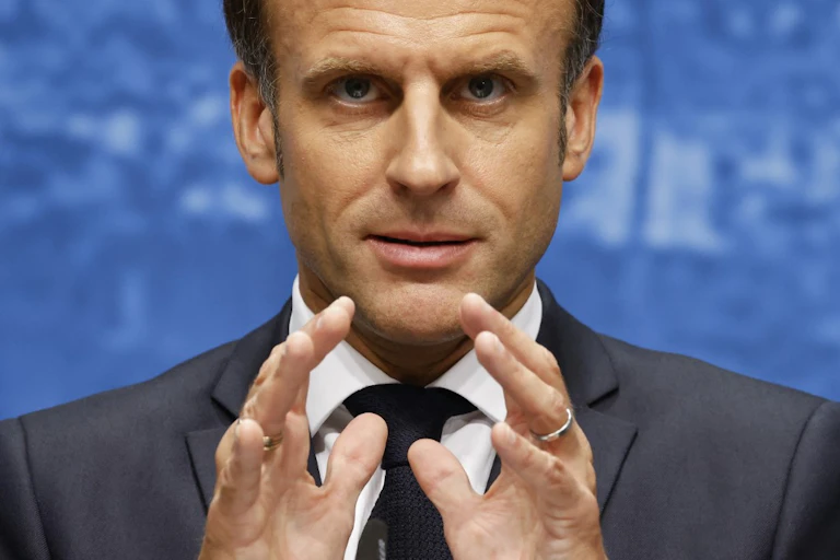 French president Emmanual Macron.