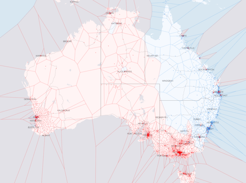 a globally unique divider splitting Australia's footy fans
