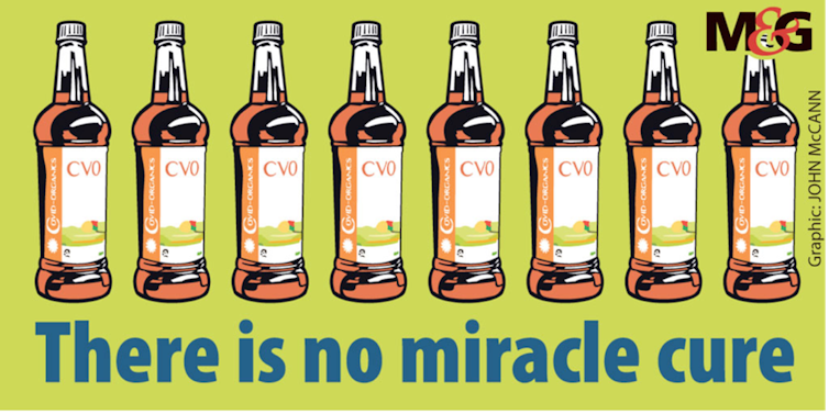 « Il n’y a pas de cure miracle », dans l’hebdomadaire sud-africain Mail & Guardian