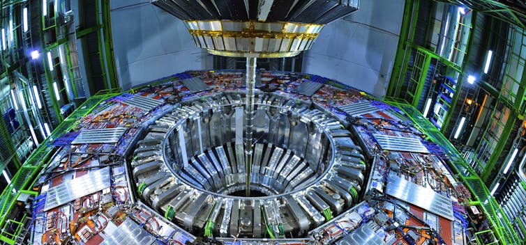 Image of the LHC experiment at Cern.