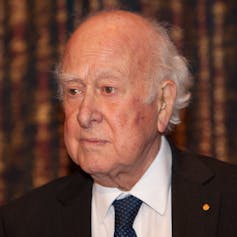 Image of Peter Higgs.