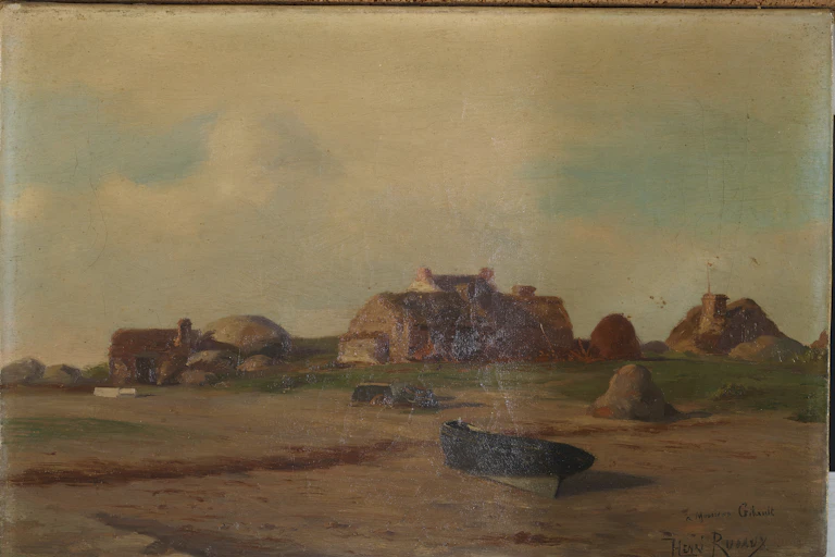 Tableau « Chausey » de Henri-Edmond Rudaux (Musée d’art et d’histoire de Granville)