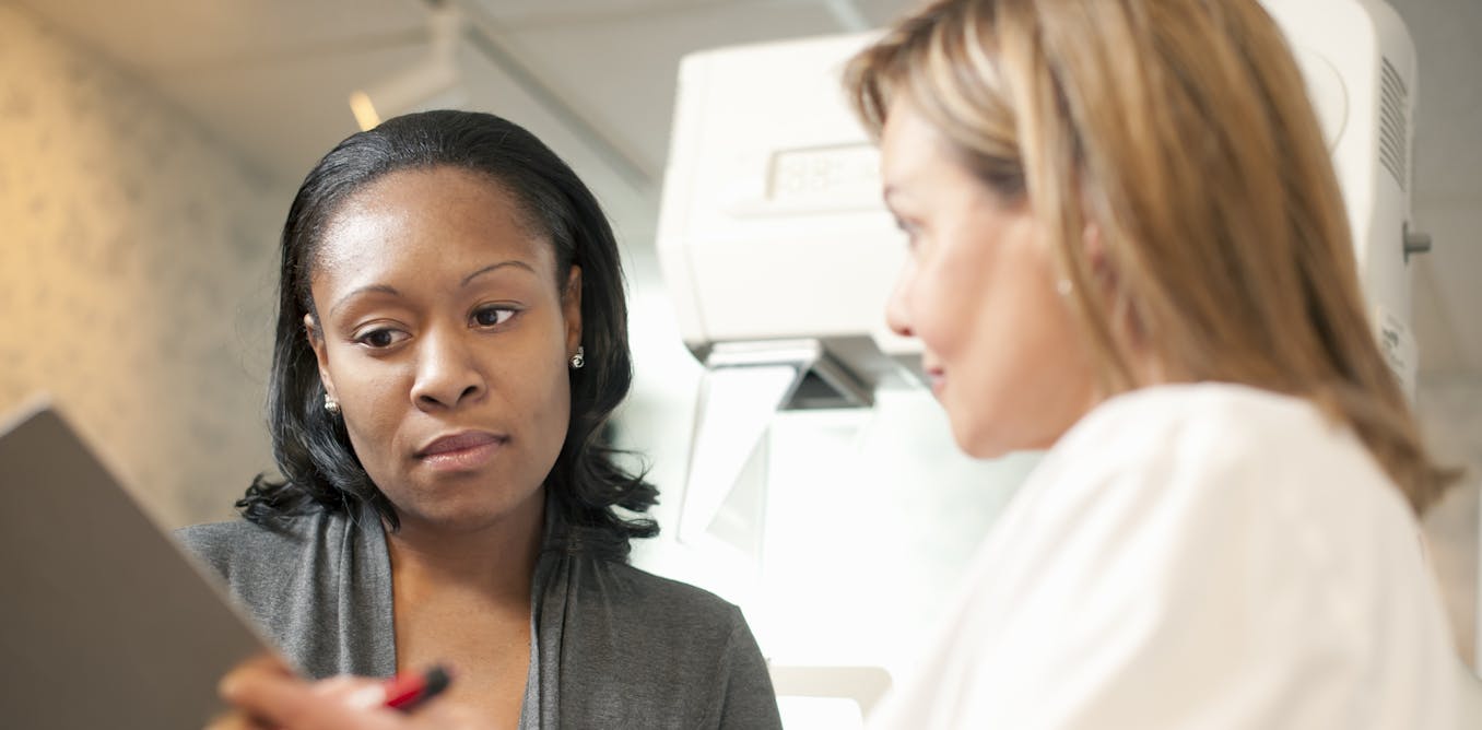 Biopsies confirm a breast cancer diagnosis after an abnormal mammogram – but structural racism may lead to lengthy delays