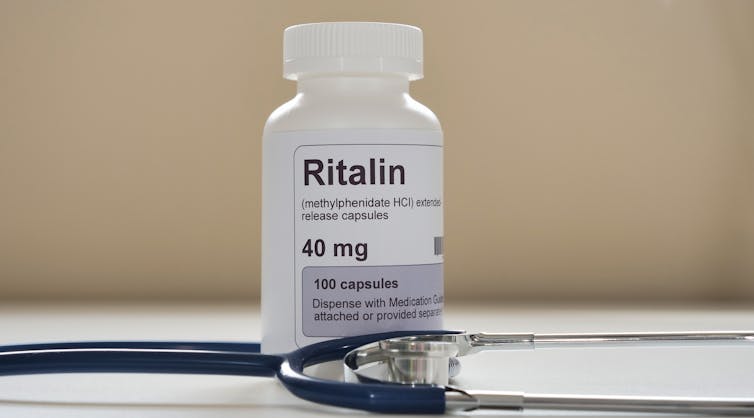 A bottle of ritalin.