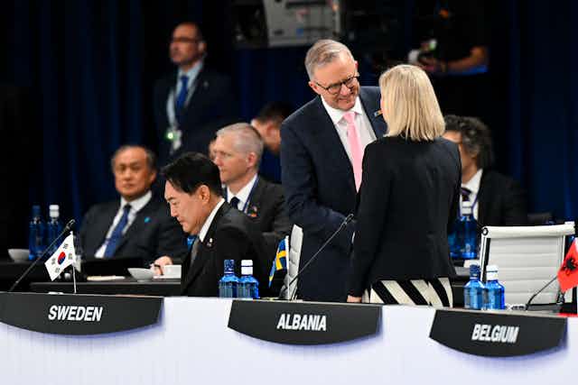 Leaders at NATO summit
