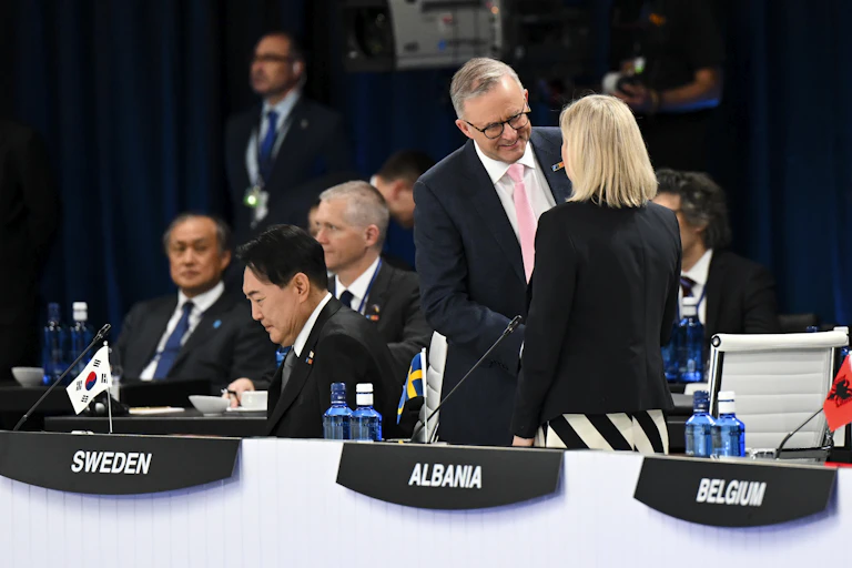 Leaders at NATO summit