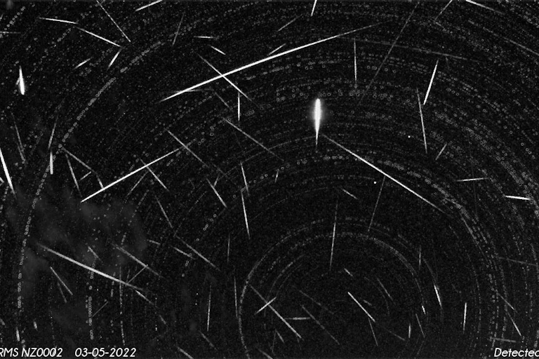 Meteor detected during one night in March 2022