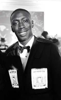 Khaby Lame, star de TikTok, au Festival de Cannes en 2002